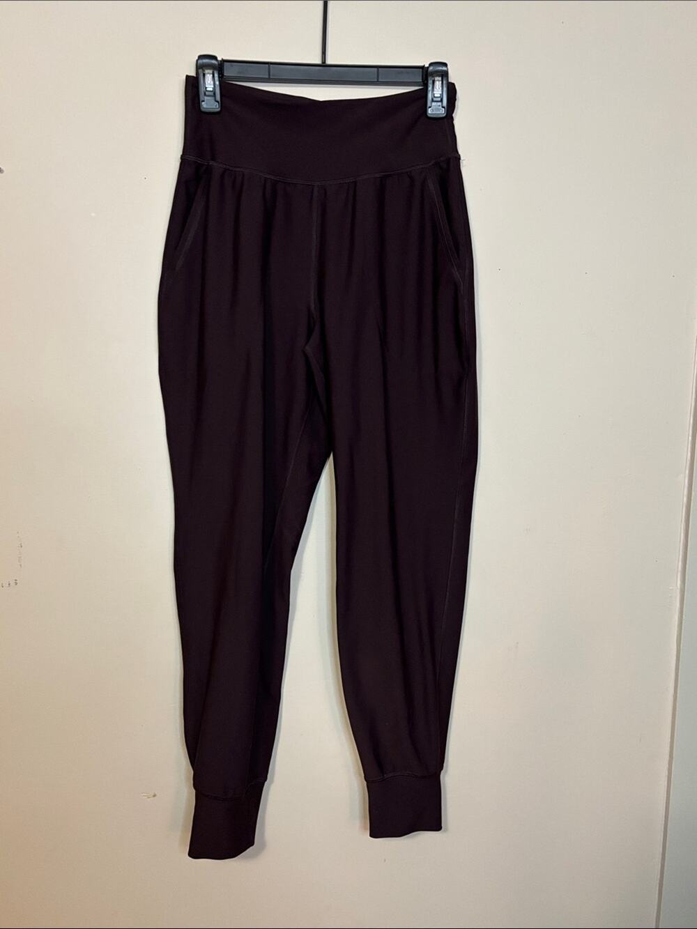 Dark purple old navy super soft High-Waist Jogger Pants with pockets